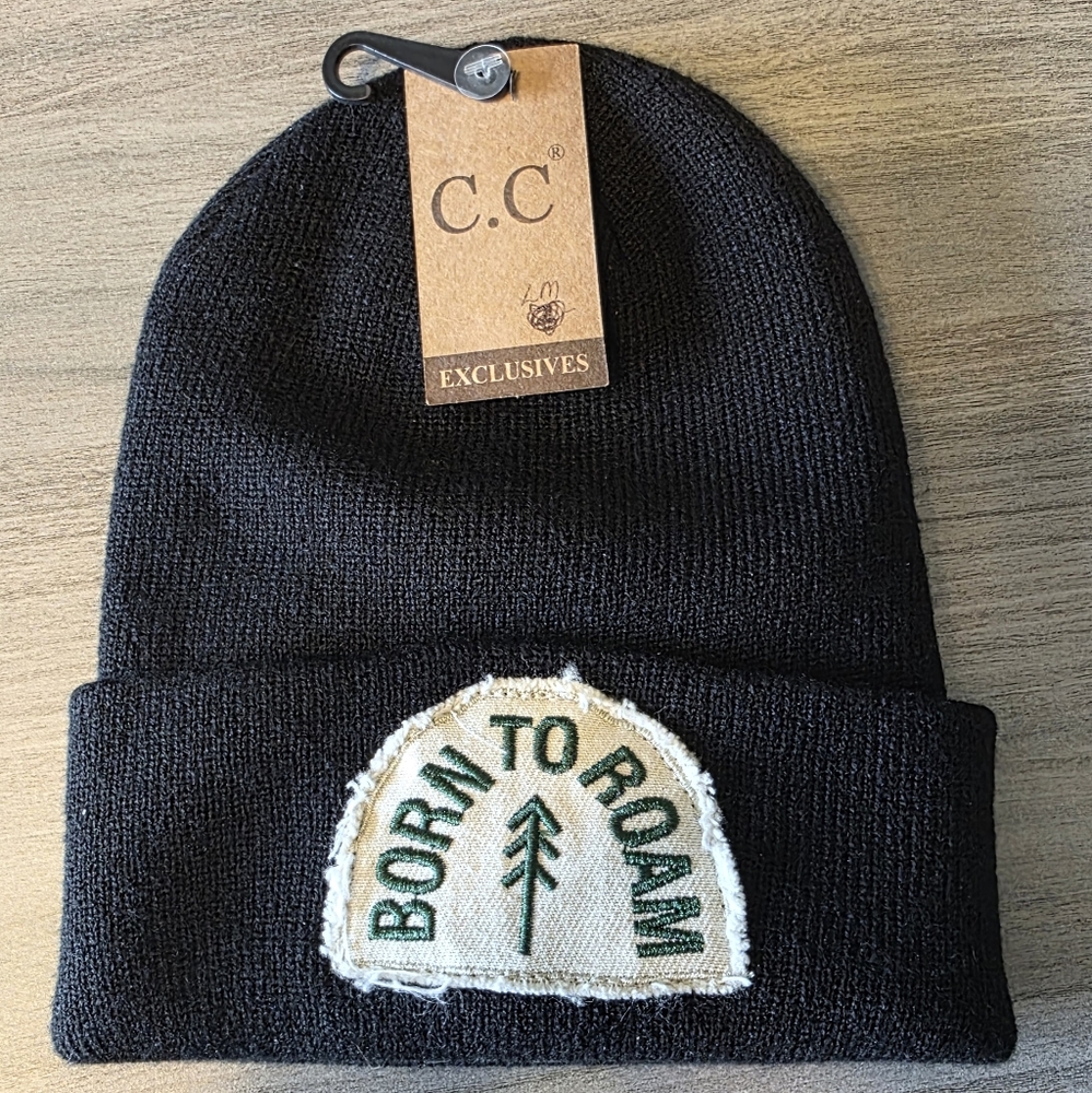 NWT CC Beanie Born to Roam Knit Hat